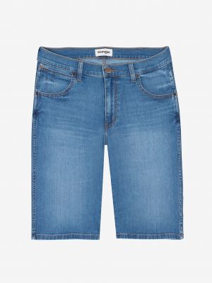 Szorty jeansowe Wrangler niebieskie