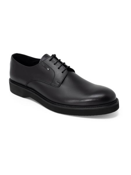 Zapatos derby de cuero Antony Morato negro