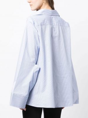Koszula bawełniana relaxed fit Palmer / Harding niebieska
