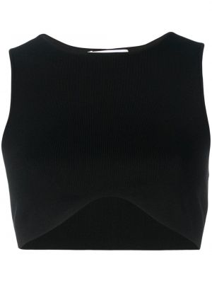 Crop top Patrizia Pepe svart