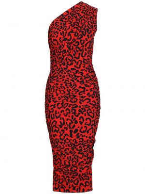 Rochie cu imagine cu model leopard Dolce & Gabbana