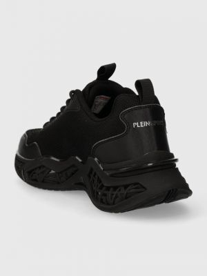 Tigriscsíkos sneakers Plein Sport fekete