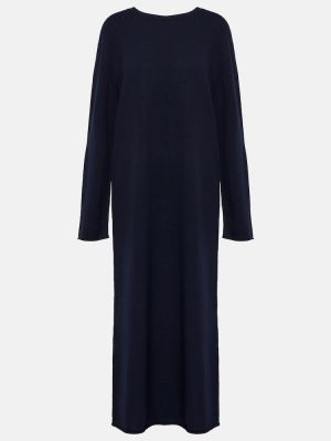 Μίντι φόρεμα κασμίρ Lisa Yang μπλε