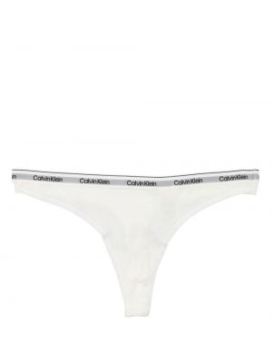 Kalhotky string Calvin Klein bílé