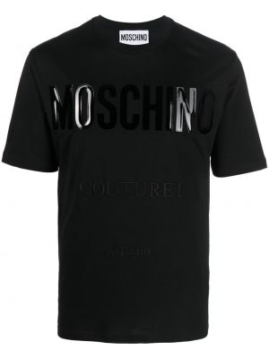 T-shirt Moschino svart