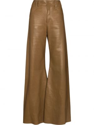 Pantalones bootcut Chloé marrón
