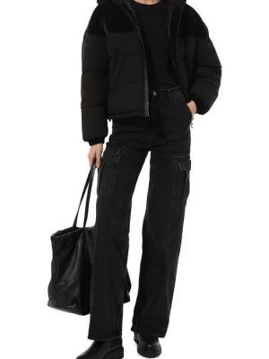 Утепленная куртка Emporio Armani черная