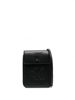 Чанта за ръка Calvin Klein Jeans черно