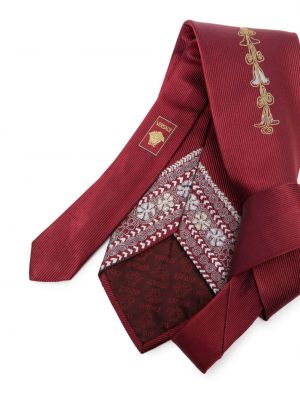 Šilkinis siuvinėtas kaklaraištis Versace Pre-owned