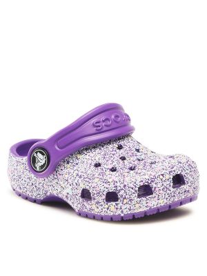 Chanclas Crocs violeta