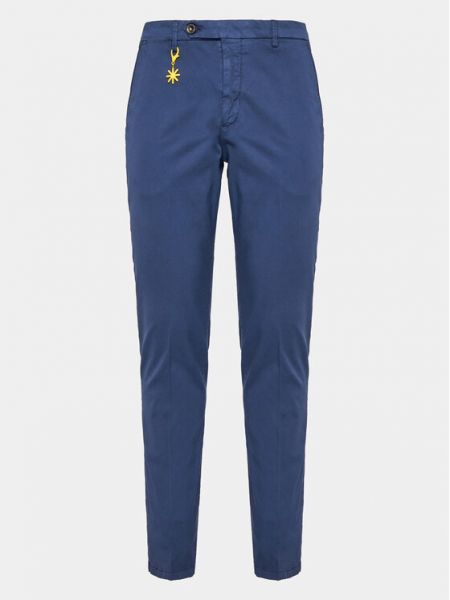Тканевые брюки стандартного кроя Manuel Ritz синий