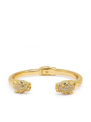 Bracelet à imprimé en cristal Nialaya Jewelry doré