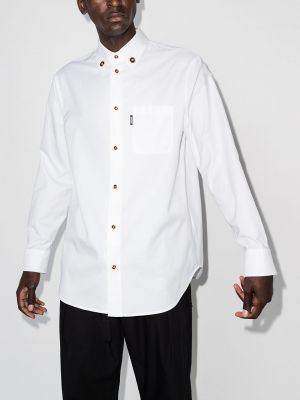Camisa con botones Versace blanco