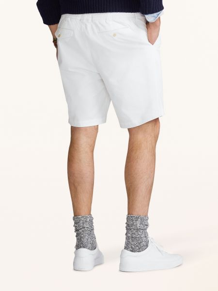 Bermudy w jednolitym kolorze Polo Ralph Lauren Big & Tall białe