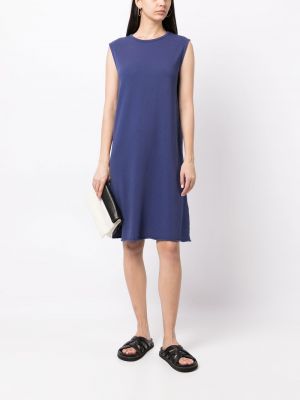 Midi šaty bez rukávů Eileen Fisher modré