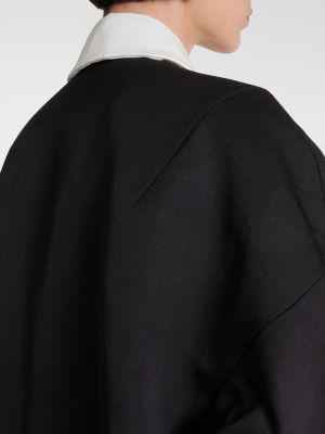 Midi haljina s biserima Dries Van Noten crna
