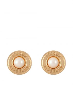 Σκουλαρίκια με μαργαριτάρια Givenchy Pre-owned χρυσό