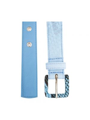 Cinturón con estampado Ermanno Scervino azul