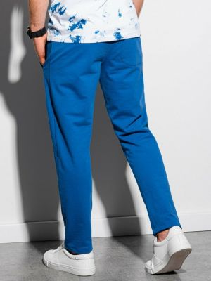 Pantaloni sport Ombre Clothing albastru