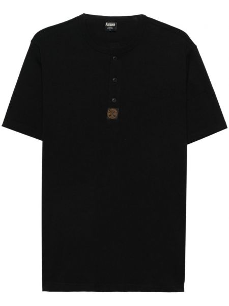 Βαμβακερή μπλούζα Filson μαύρο