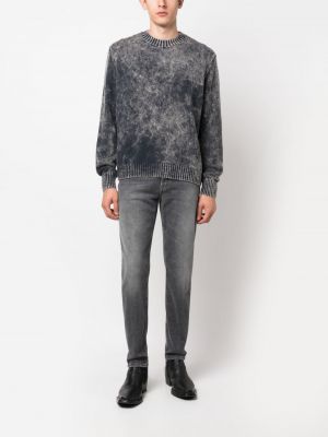 Jeans skinny taille basse slim Acne Studios gris