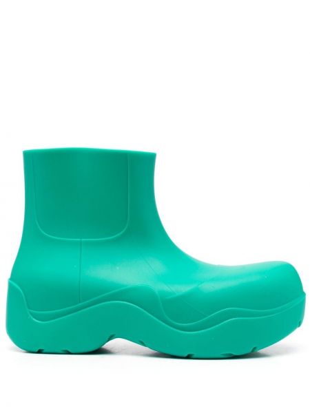 Обувки до глезена Bottega Veneta зелено