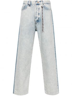 Straight jeans Mastermind Japan blau