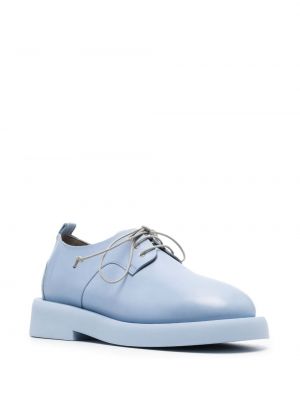 Nėriniuotos iš natūralios odos oksfordo batai su raišteliais Marsell mėlyna
