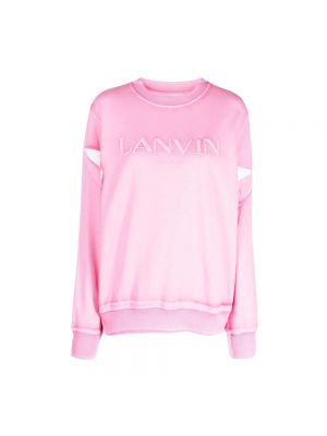 Bluza dresowa Lanvin różowa