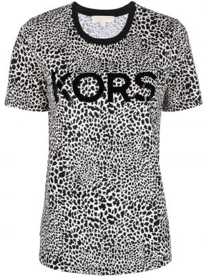 T-shirt mit print mit leopardenmuster Michael Michael Kors