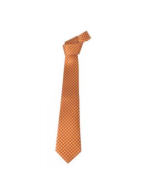Brązowy krawat Kiton