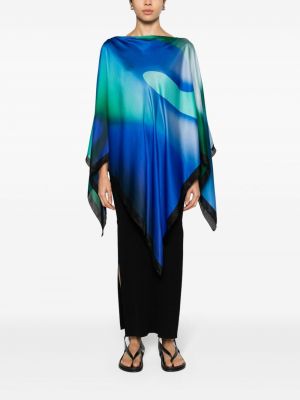 Veste en soie à imprimé à motifs abstraits Giorgio Armani