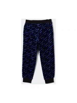 Spodnie sportowe Versace niebieskie