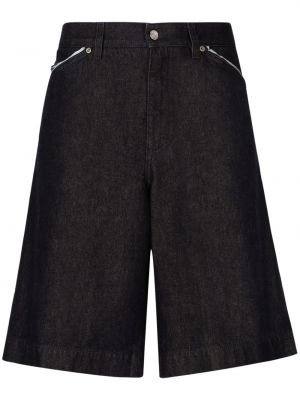 Kratke traper hlače Dolce & Gabbana crna