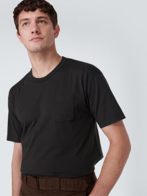T-shirt di cotone in jersey Visvim nero