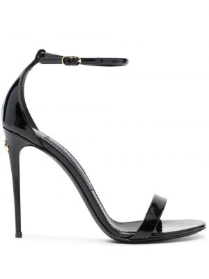 Кожаные сандалии Dolce & Gabbana, черные