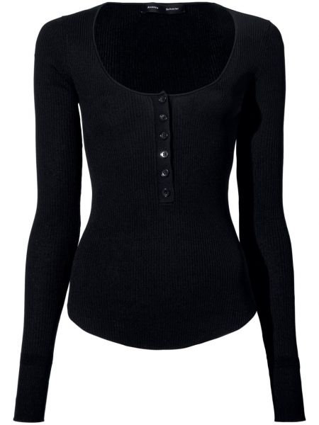 Kort sweater Proenza Schouler sort