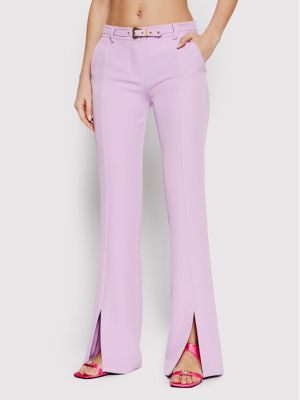 Kalhoty Versace Jeans Couture, fialová