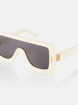 Slnečné okuliare bez podpätku Loewe biela