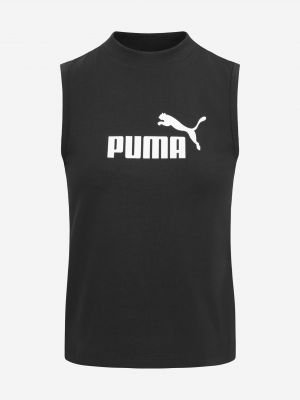 Slim fit tričko Puma černé