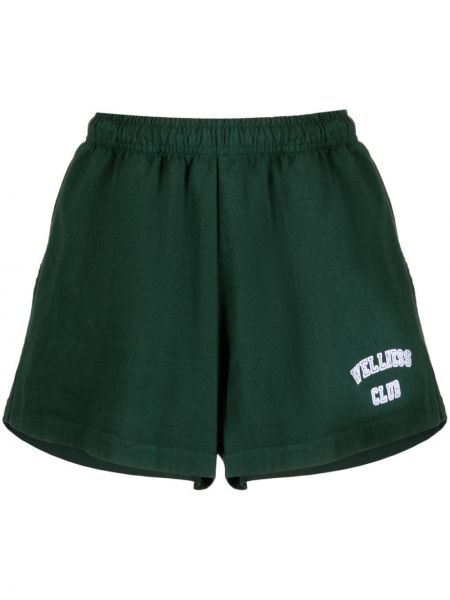 Pantaloni di cotone Sporty & Rich verde