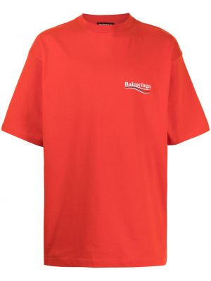 Camiseta Balenciaga rojo