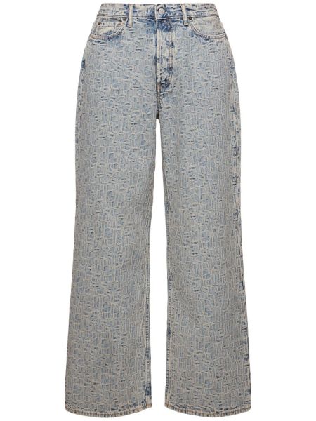 Jeans en coton Acne Studios bleu