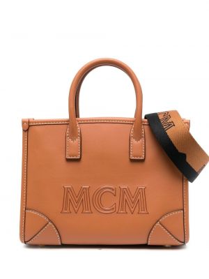 Shopper torbica Mcm smeđa