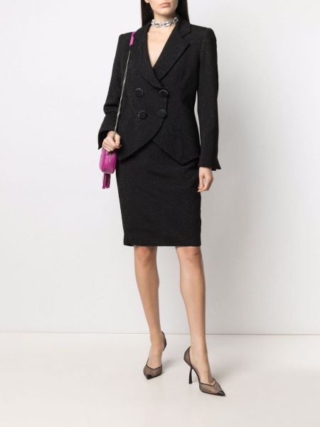 Falda Christian Dior negro