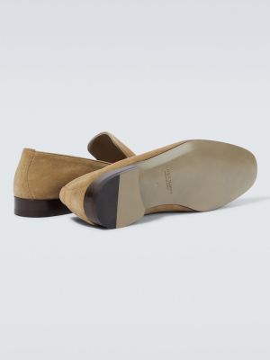 Seemisnahksed loafer-kingad Manolo Blahnik beež