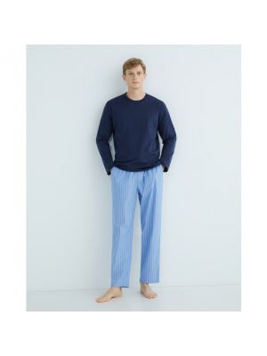 Pijama de punto Dustin azul