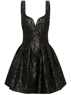 Černé koktejlové šaty bez rukávů Rebecca Vallance