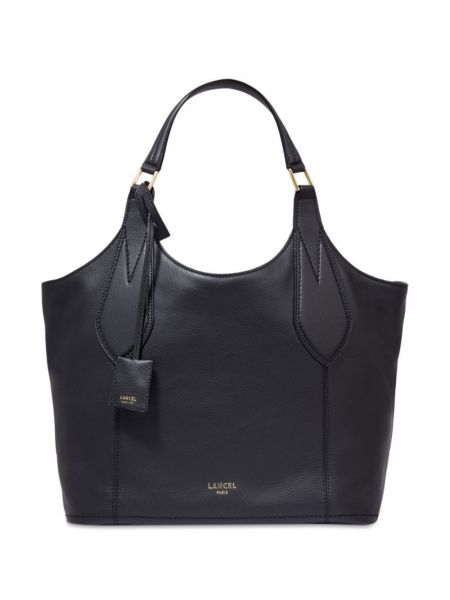 Læder shopping bag Lancel sort