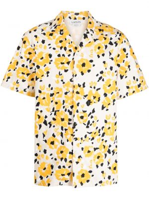 Camicia a fiori Lanvin giallo